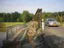 auto na most mezi Bavorovem a Vodany