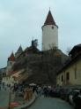 hrad Kivoklt v obleen turist